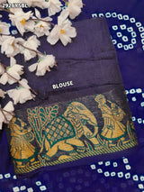 By Bandhani Saree With Festive Wear