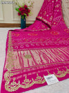 By BandhaniSaree With Traditional Wear