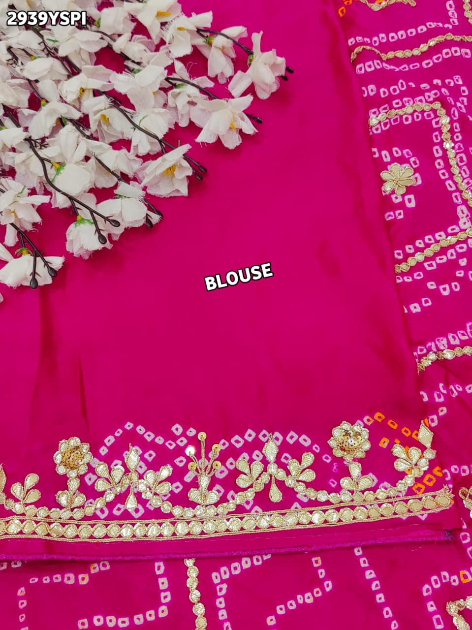 By BandhaniSaree With Traditional Wear