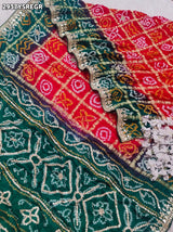 By Bandhani Saree With Wedding Wear