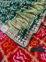 By Bandhani Saree With Wedding Wear