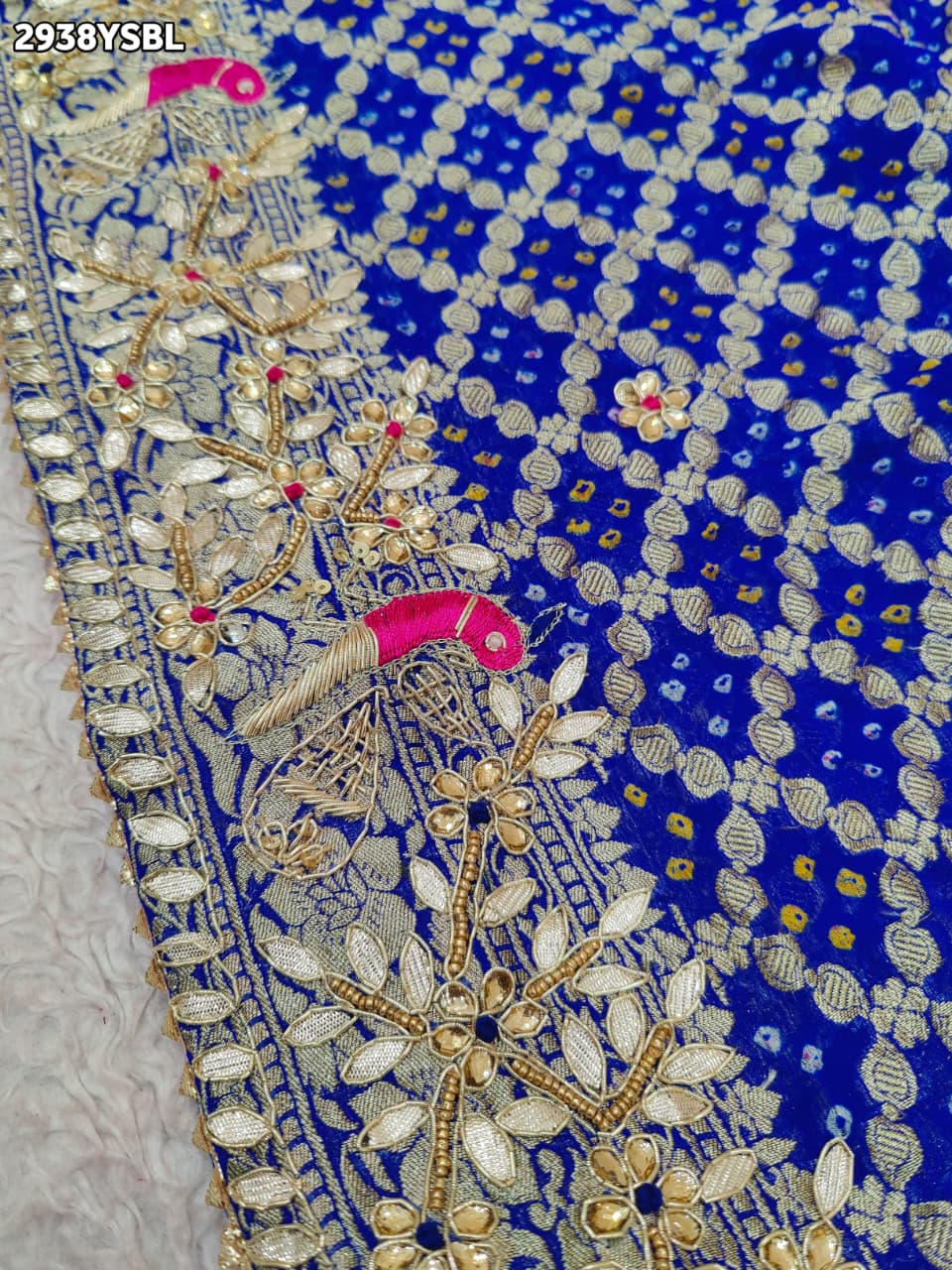 By Traditional Saree With Wedding Wear