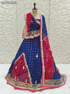 By Bandhani Lehenga With Traditional Wear