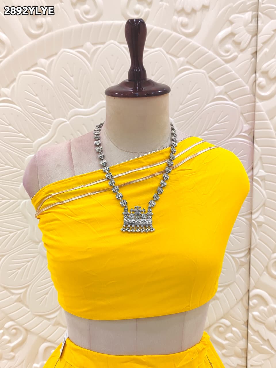 By Traditional Style With Festive Wear