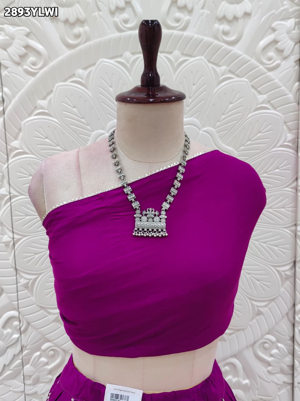 By Traditional Style With Festive Wear