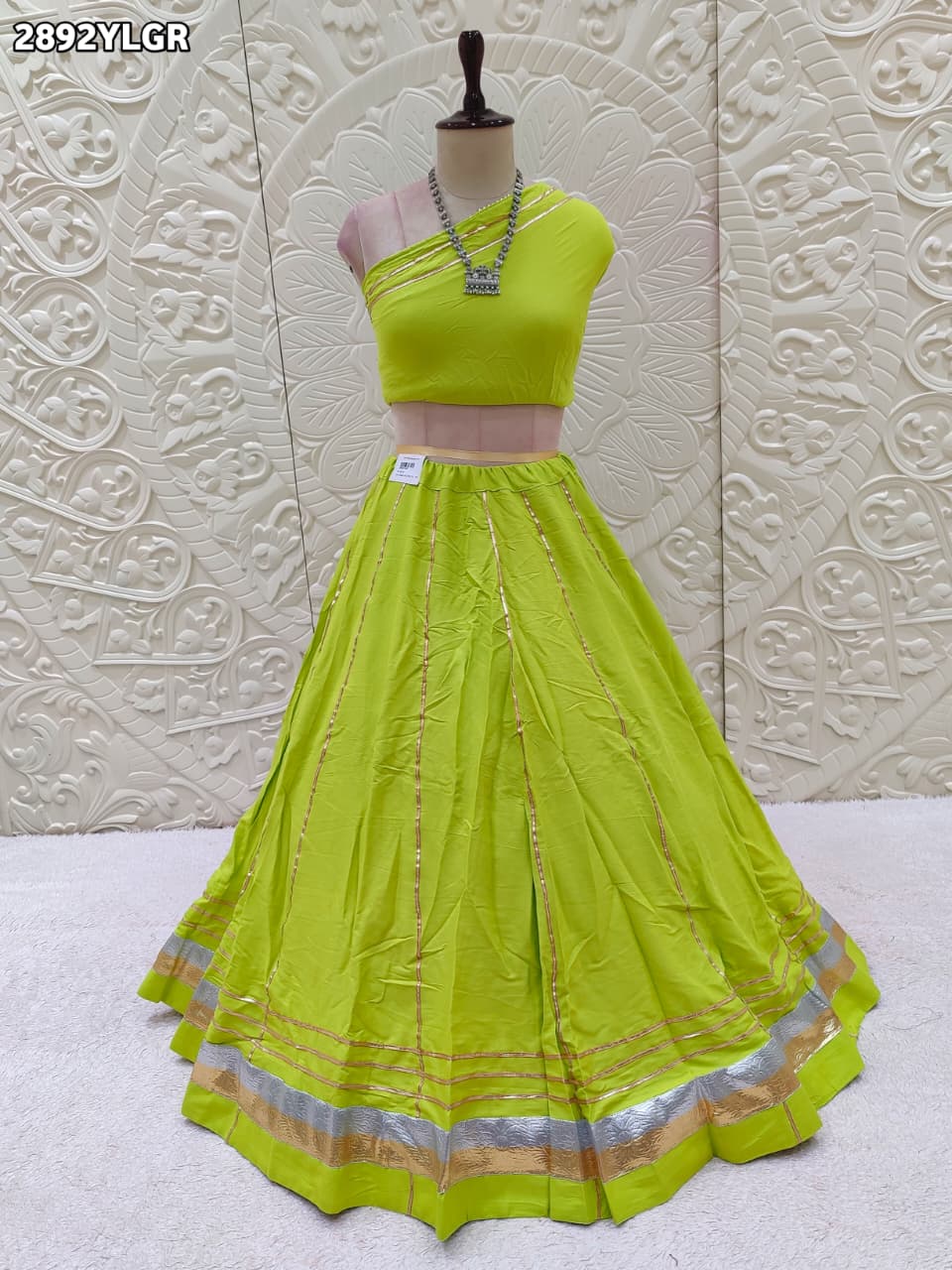 By Traditional Style With Festive Wear
