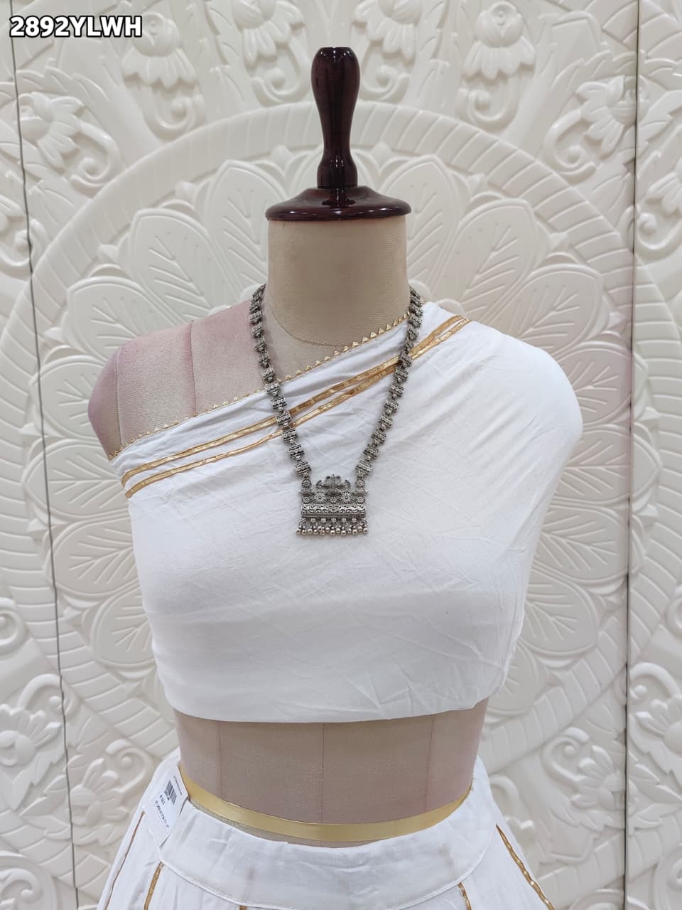 By Traditional Style With Festive Wear