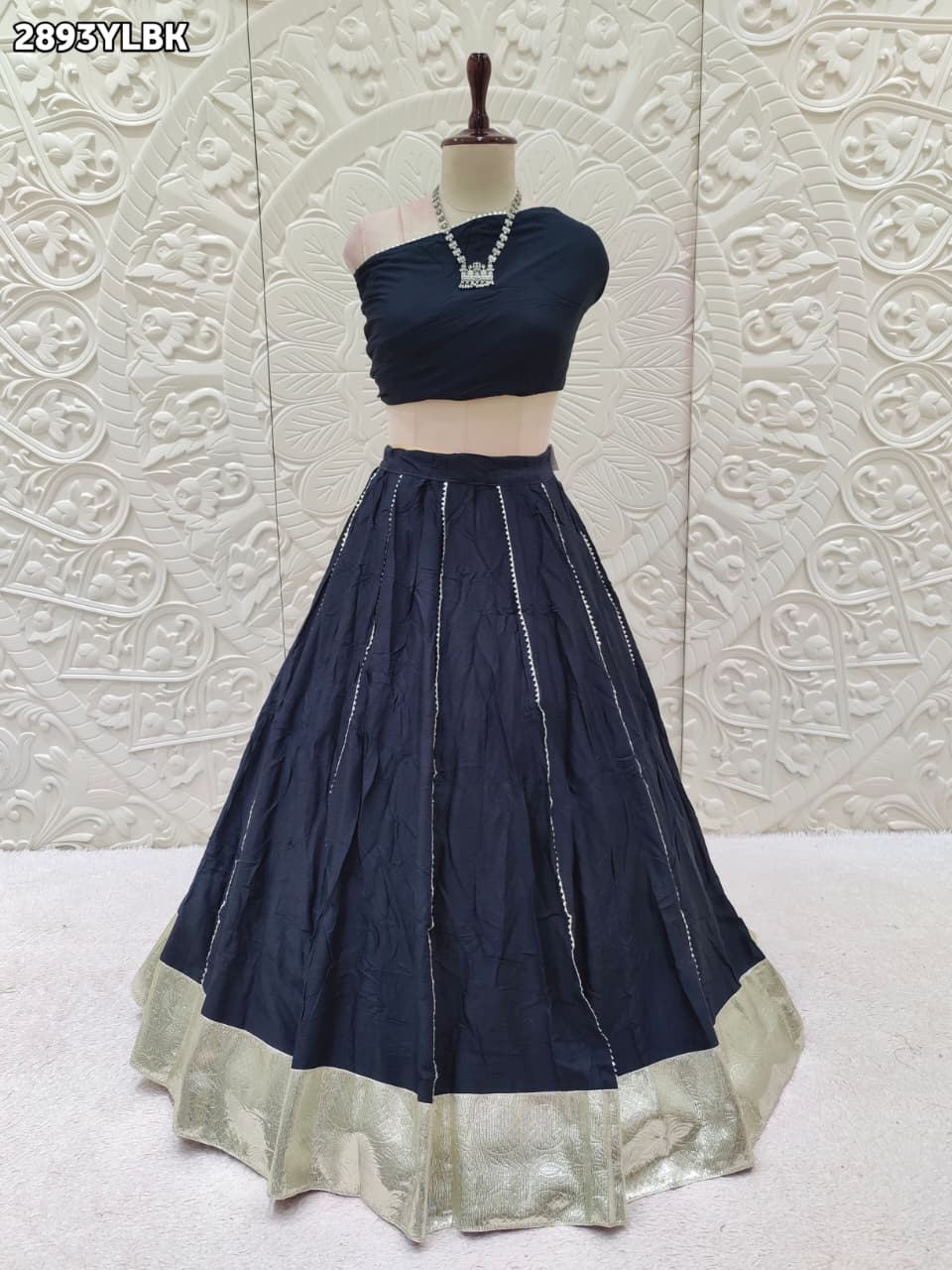 By Traditional Style With Festive Wear