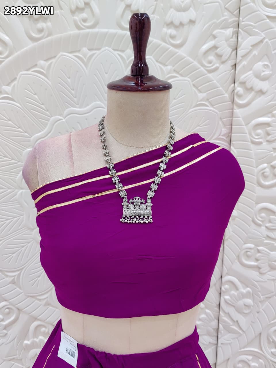 By Traditional Style With Festive Wear
