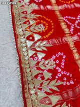 By Bandhani Saree With Festive Wear