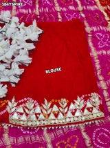 By Bandhani Saree With Festive Wear