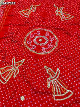 By Bandhani Saree With Wedding Wear