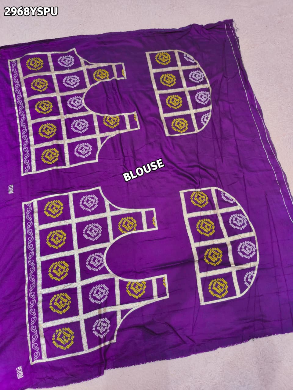 By Bandhani Saree With Festive Wear