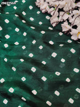 By Bandhani Saree With Zari Weaving Border