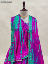 By Shibori Style With Festive Wear