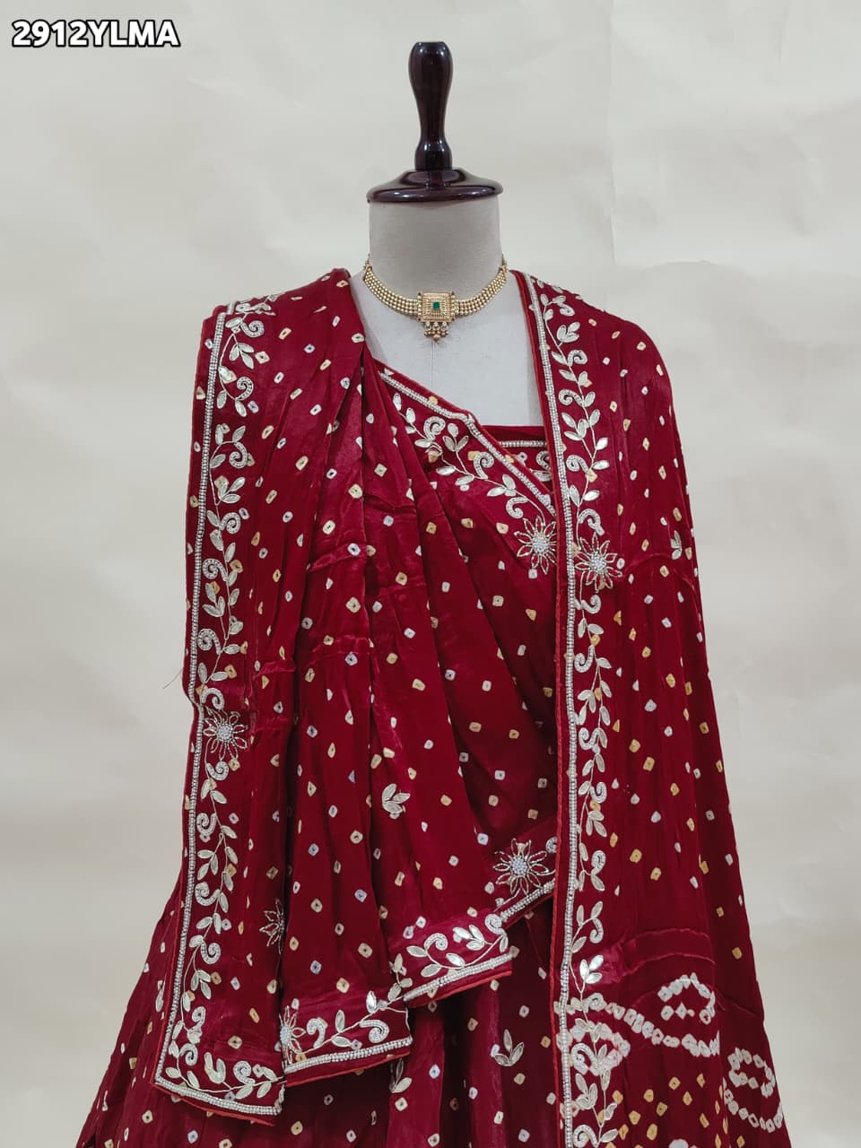 By Bandhani Style With Festive Wear