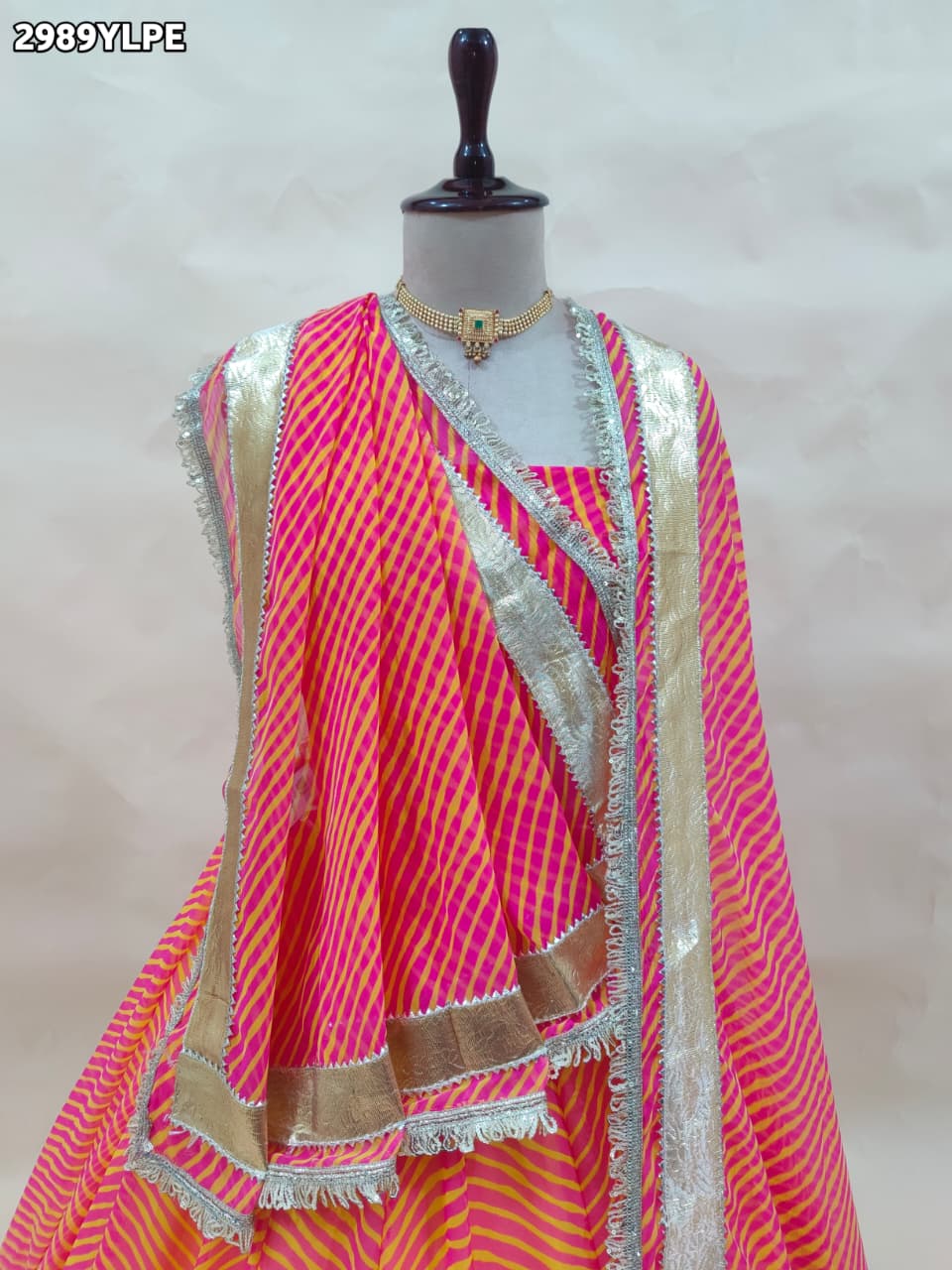 By Traditional Style With Festive Wear