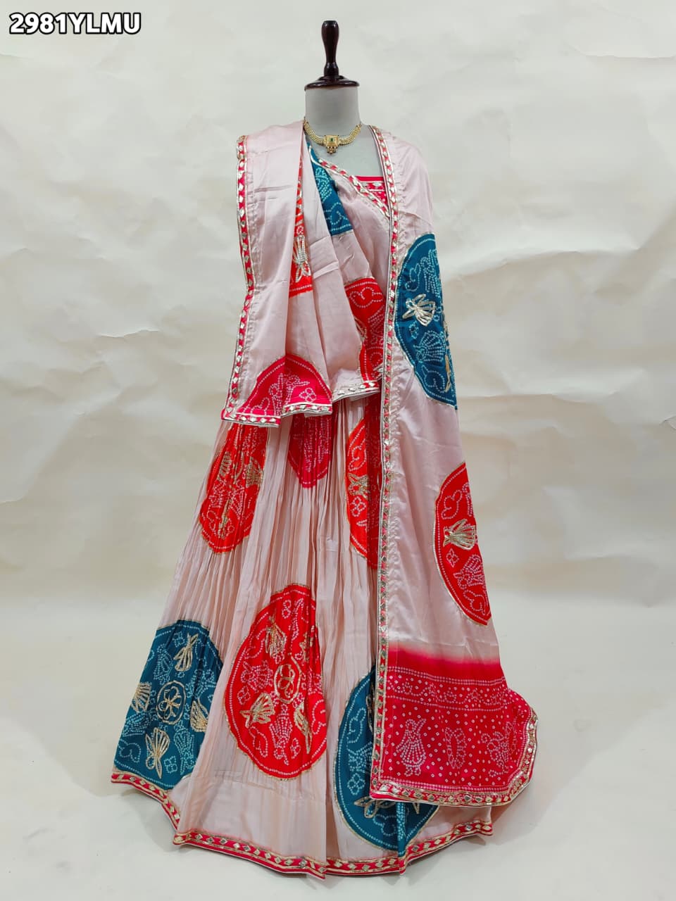 By Bandhani LehengaWith Festive Wear