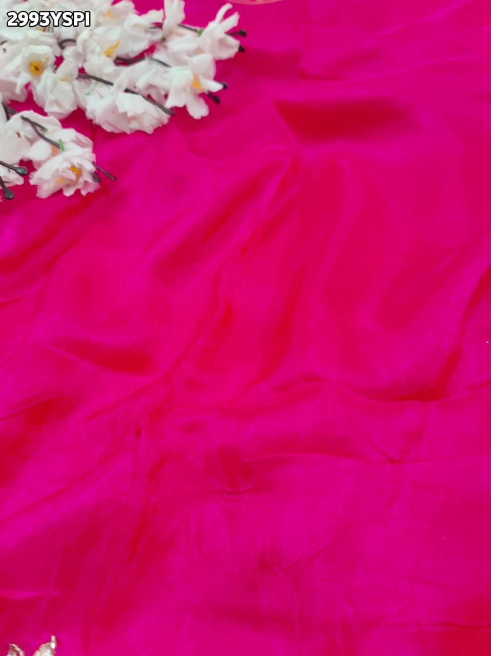 KcPc New Premium Pure Russian Silk Saree with Handcrafted Kasab Sequin Aari WorkAMT
