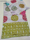 By Bandhani Saree With Gota Patti Border