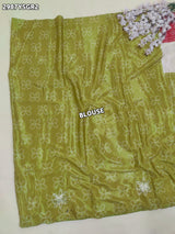 By Bandhani Saree With Gota Patti Border