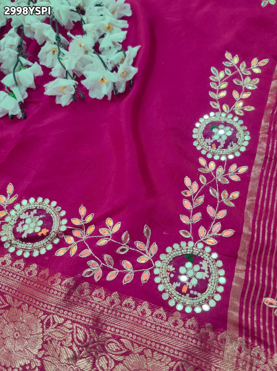 By Traditional Saree With Festive Wear