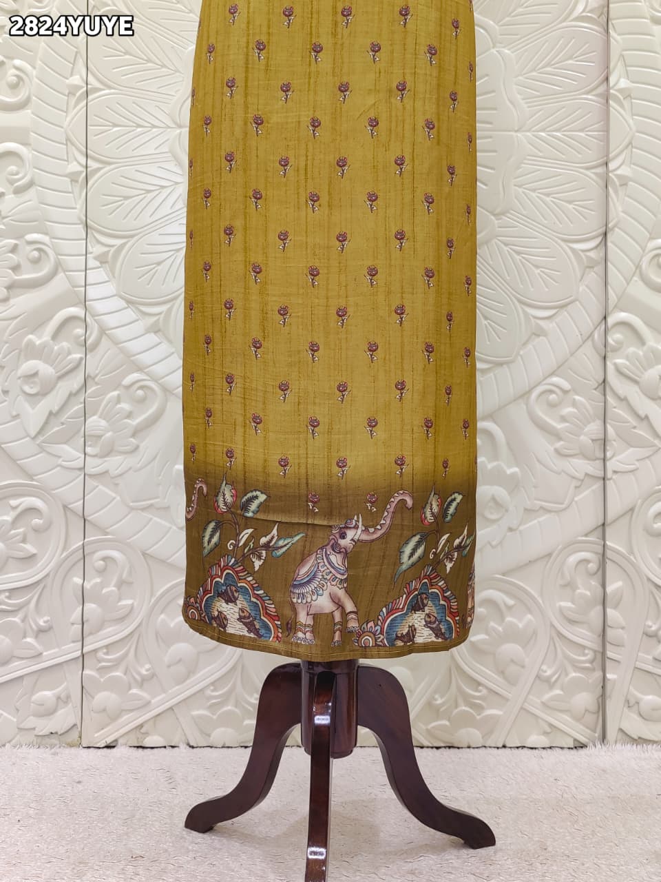 KcPc New Cotton Silk Printed Suit with Satin Bottom DupattaNITY