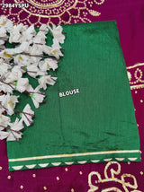 By Bandhani Saree With Traditional Wear