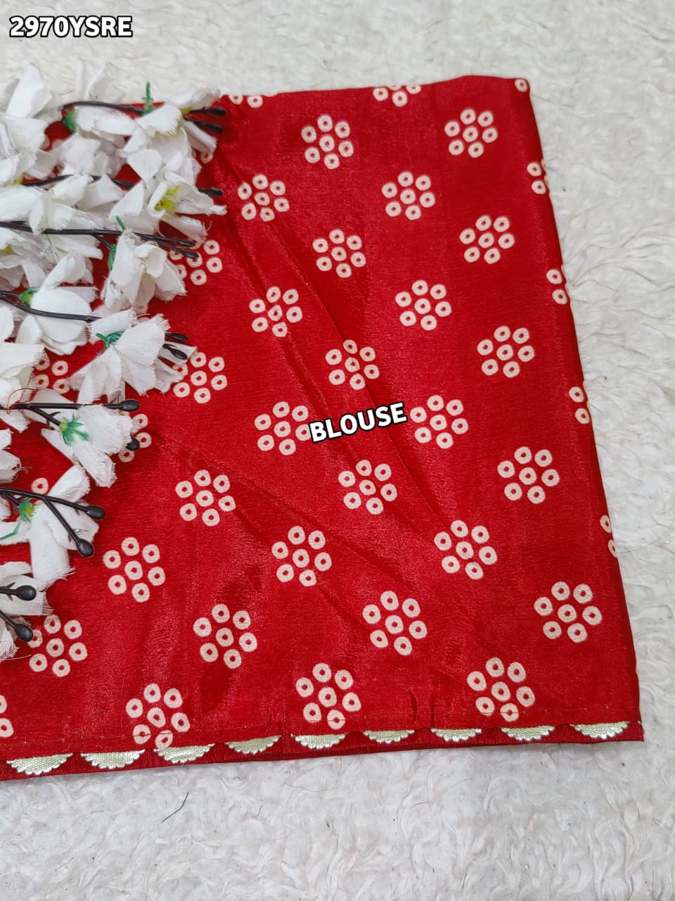 By Leheriya Saree With Exquisite Gotapatti Work