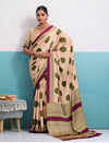 By Printed Saree With Casual Wear