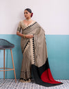 By Printed Saree With Casual Wear