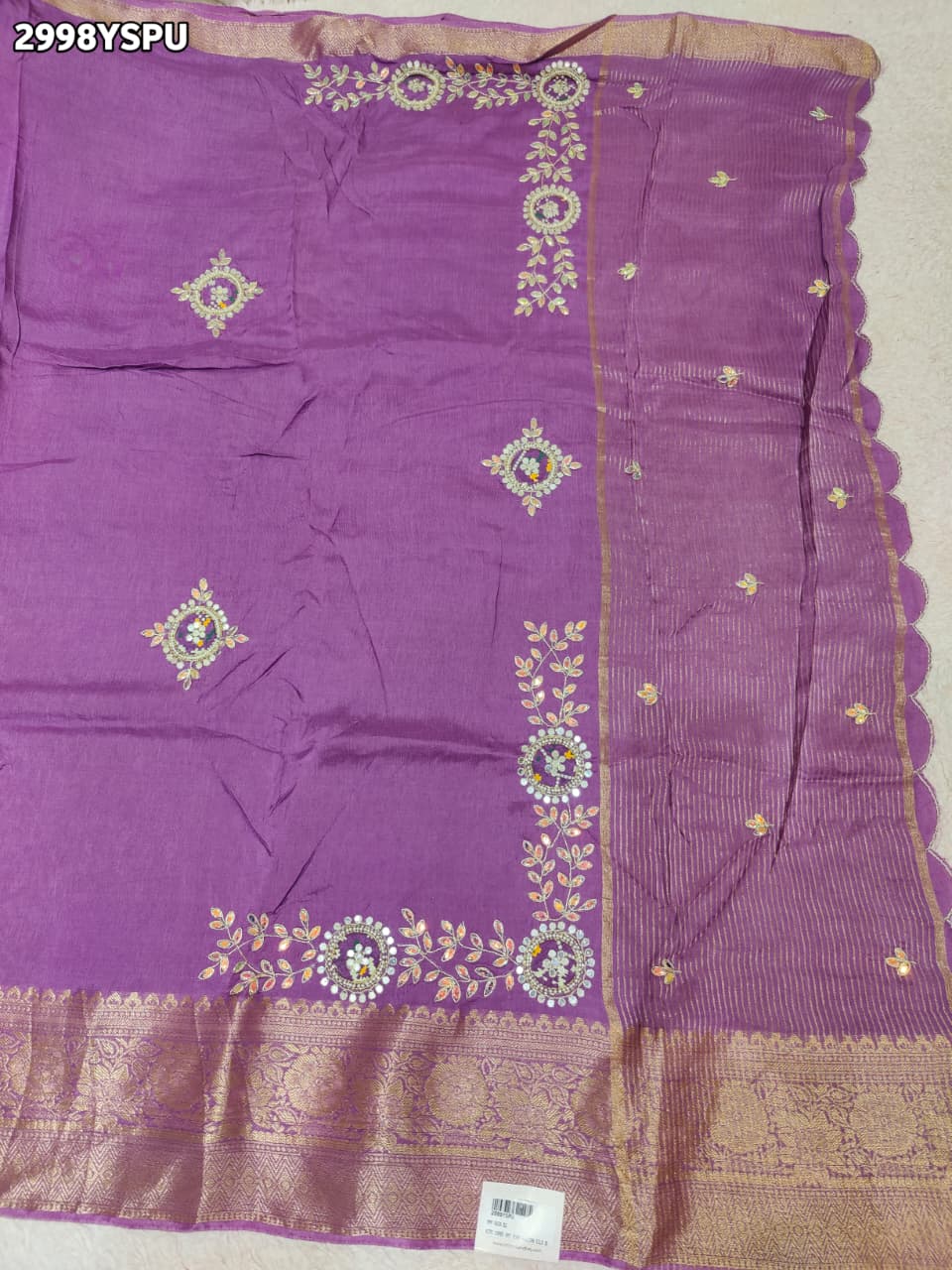 By Traditional Saree With Festive Wear