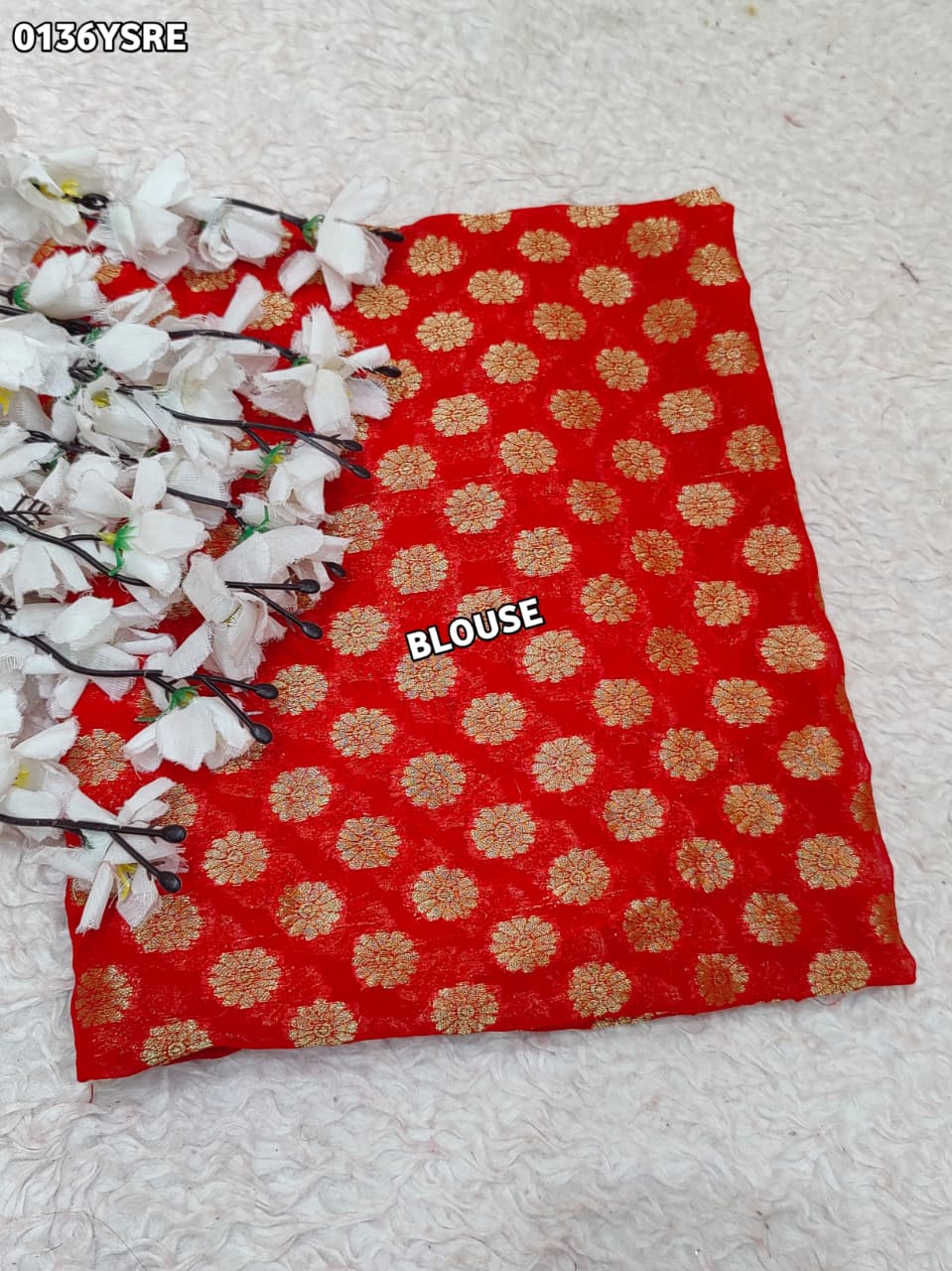 Buy Zari border Saree With Festive Wear Kcpc