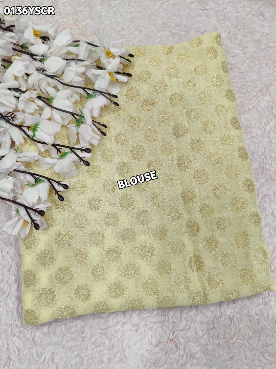 By Zari border Saree With Festive Wear