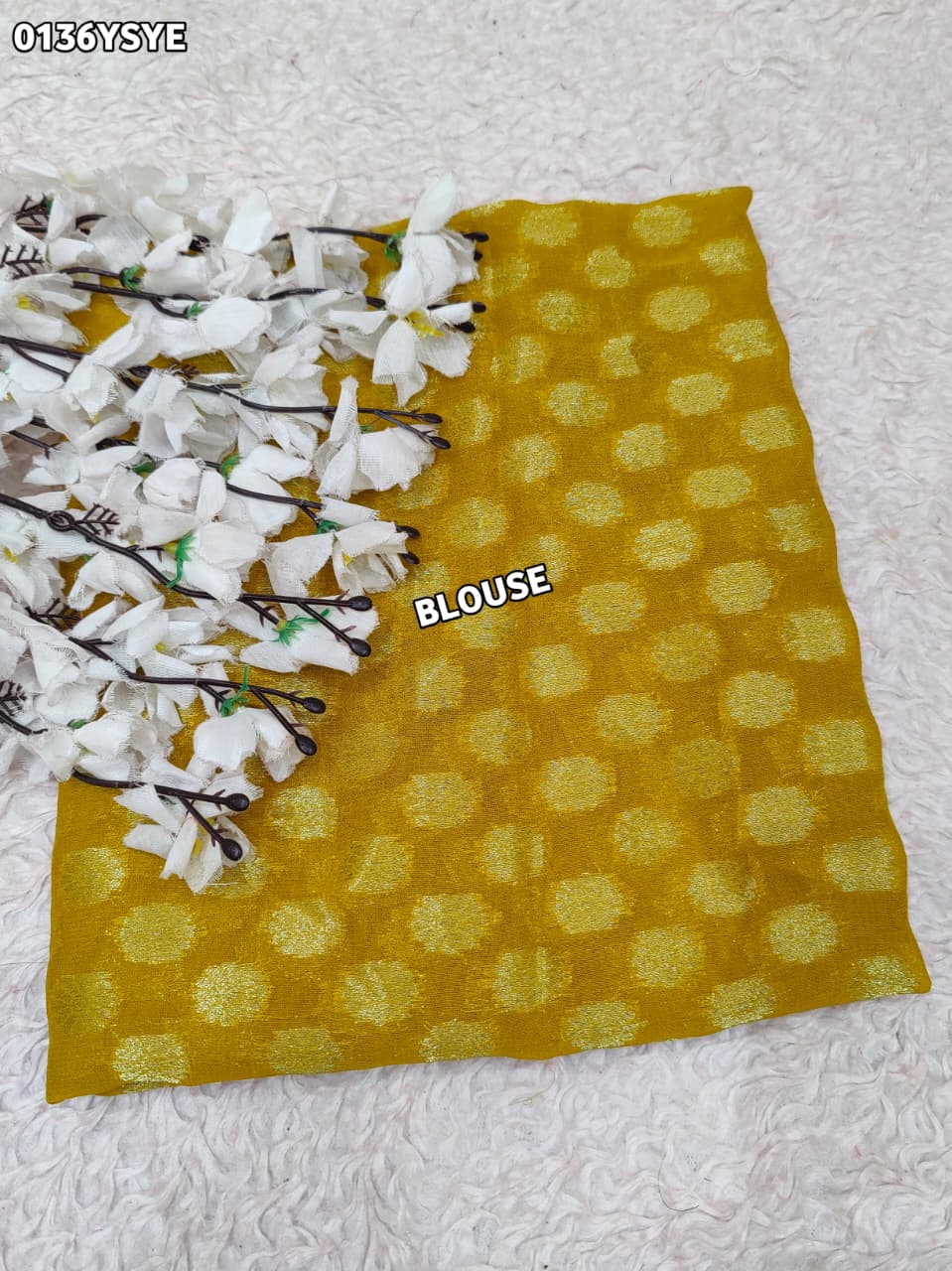 Buy Zari border Saree With Festive Wear