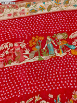 By Kalamkari Dupatta With Traditional Wear