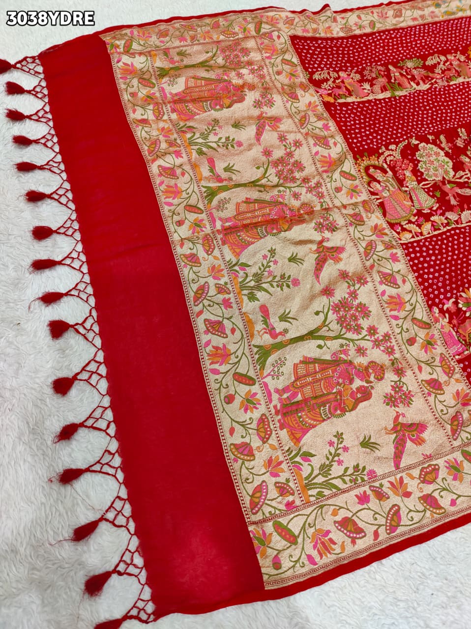 By Kalamkari Dupatta With Traditional Wear