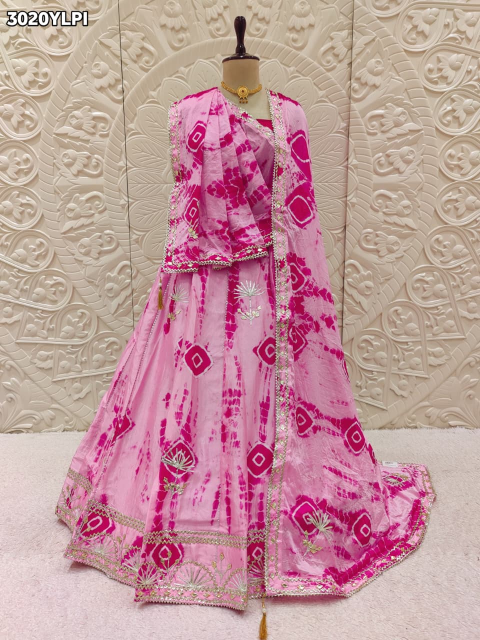 By Shibori Lehenga With Festive Wear