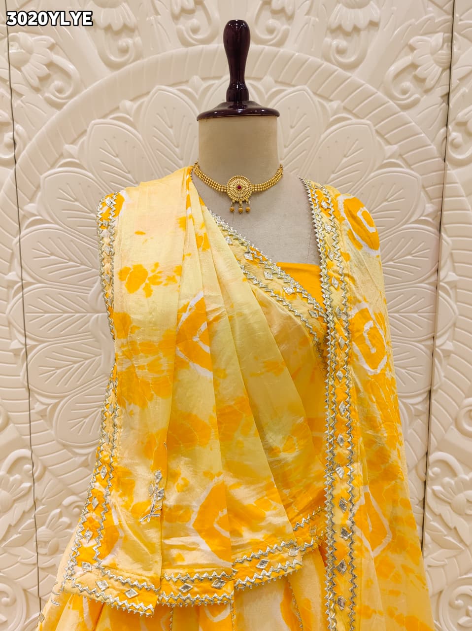 By Shibori Lehenga With Festive Wear