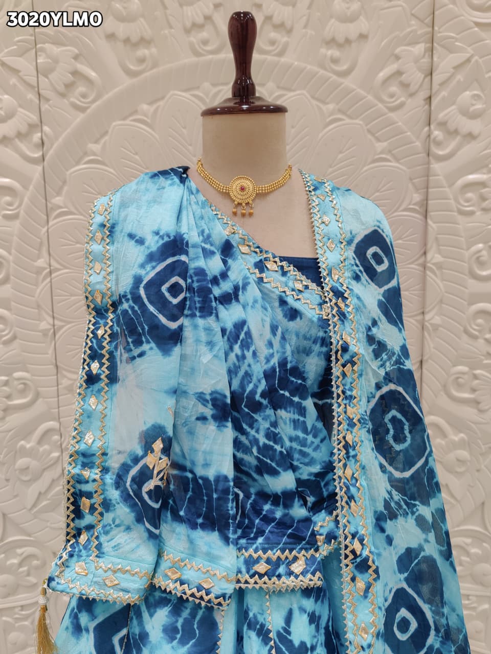 By Shibori Lehenga With Festive Wear