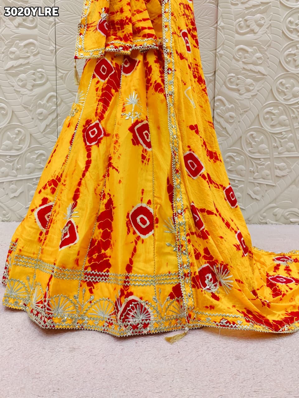 By Shibori Lehenga With Festive Wear