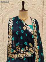 By Bandhani Lehenga With Gota Patti Work