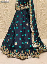 By Bandhani Lehenga With Gota Patti Work
