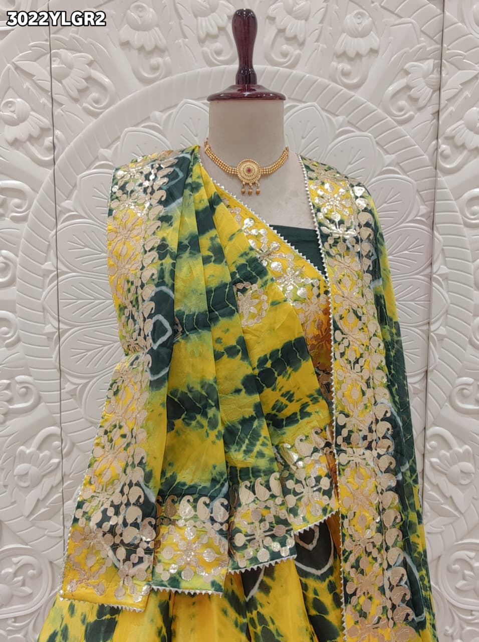 By Shibori Lehenga With Festive Wear