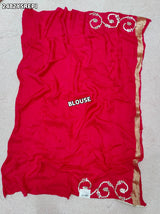 By Bollywood Style Wih Gotapatti Work Saree