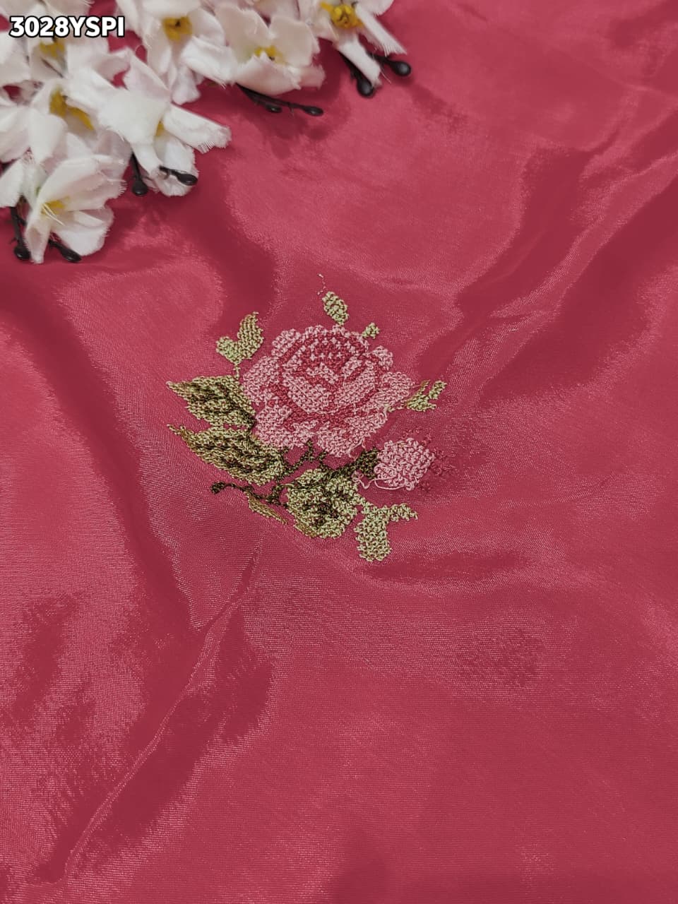 By Elegant Banarasi Style Saree with Exquisite Kashida Work