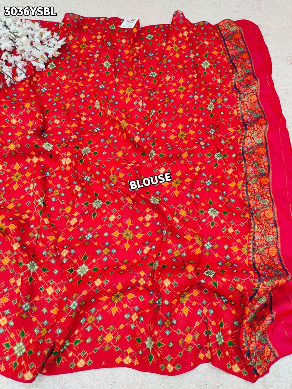 By Festive Saree With Meenakari Zari Work