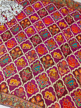 By Festive Saree With Meenakari Zari Work