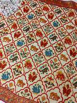 By Festive Saree With Meenakari Zari Work