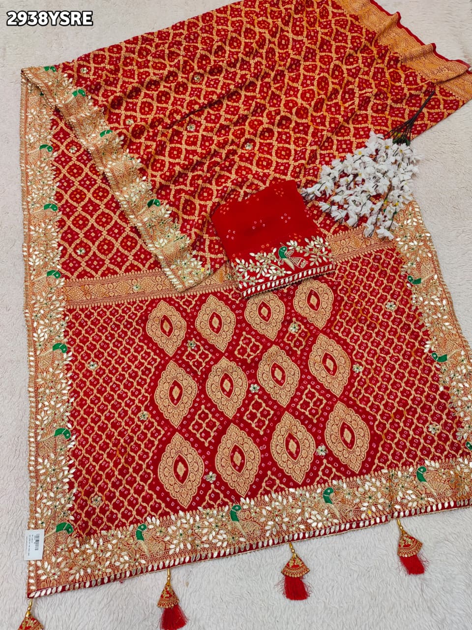 By Traditional Saree With Wedding Wear